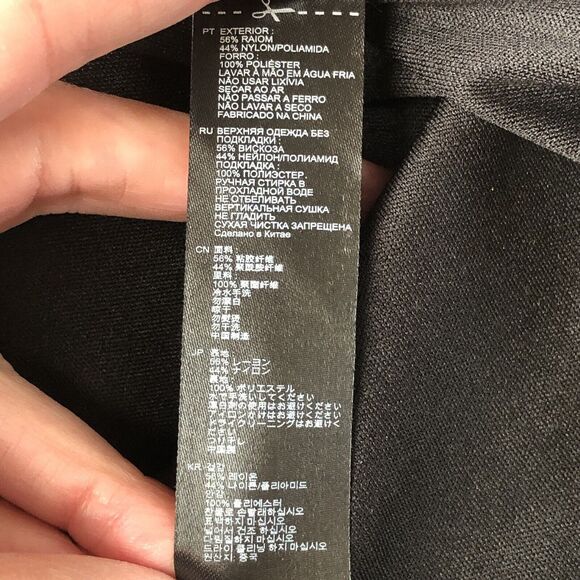 Forever 21 Juniors Sleeveless Black Gold Zig Zag Crochet/Lace Mini Dress Small - Picture 12 of 13